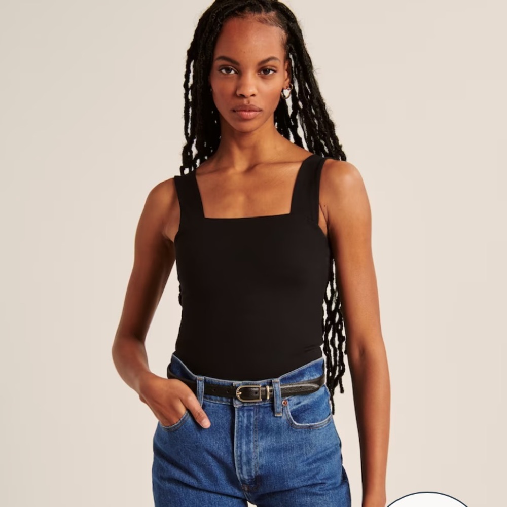 Abercrombie square neck body suit